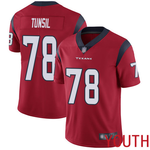 Houston Texans Limited Red Youth Laremy Tunsil Alternate Jersey NFL Football 78 Vapor Untouchable